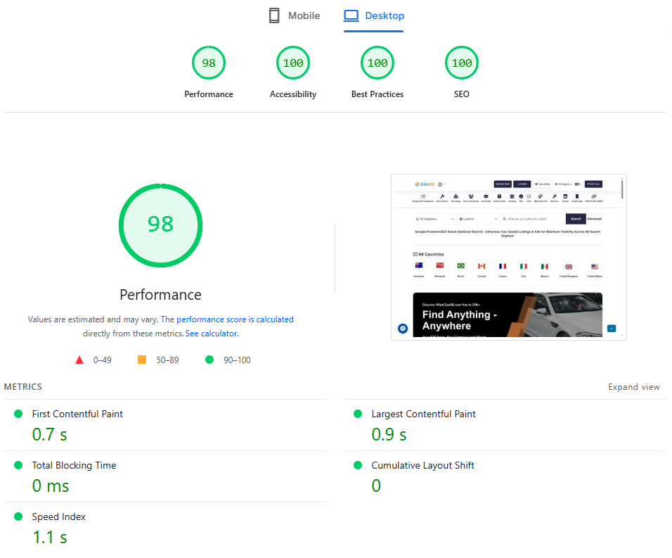 PageSpeed